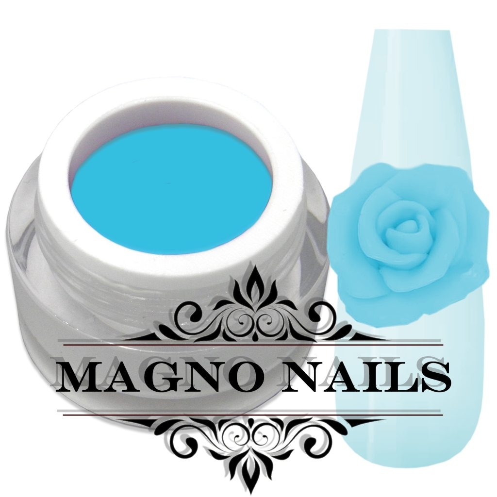UV Gel - 1807 - 4D Plasteline - Turquoise Farbgel Nägel Nagelgel Colorgel Nails
